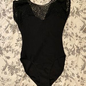 American apparel polka dot bodysuit